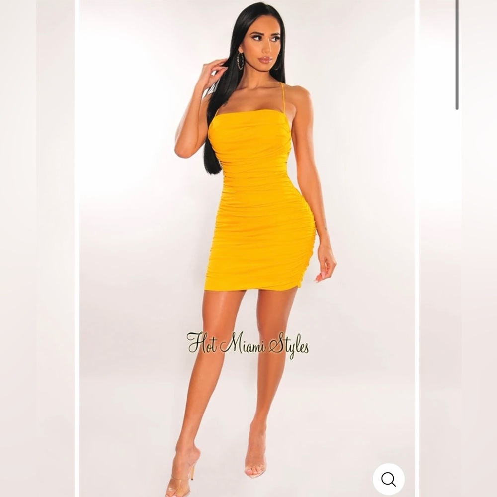 🚫SOLD🚫 Yellow Mini Dress